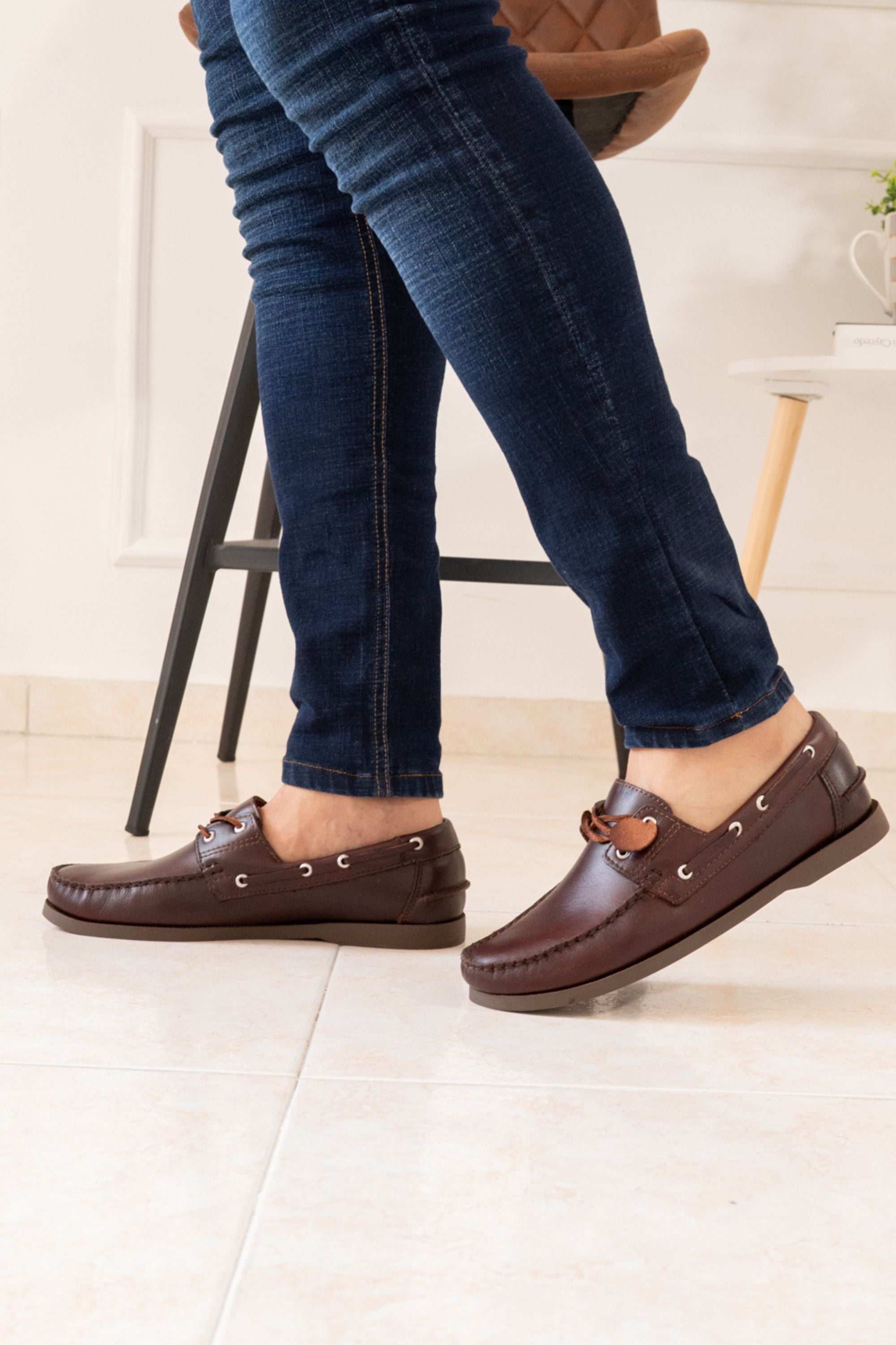 MEN’S APACHE SHOES IN BROWN LEATHER | REF: 731