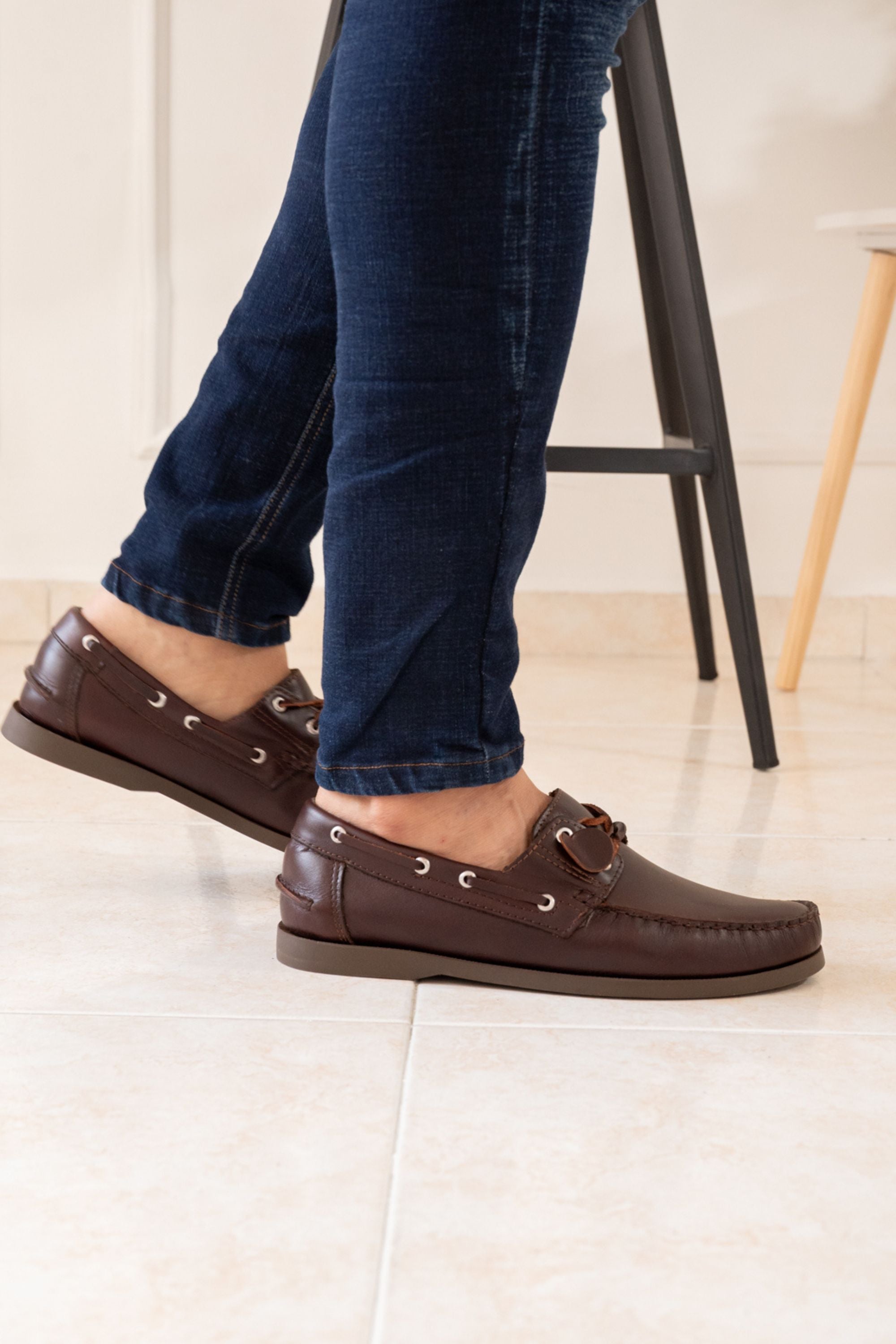 MEN’S APACHE SHOES IN BROWN LEATHER | REF: 731