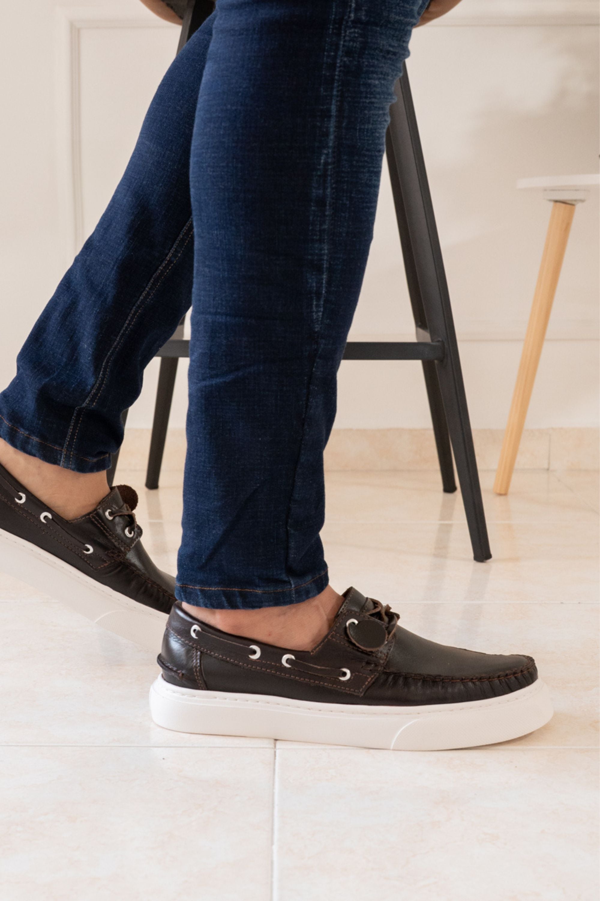 MEN’S APACHE FEDERICO SHOES IN BROWN LEATHER | REF: 531