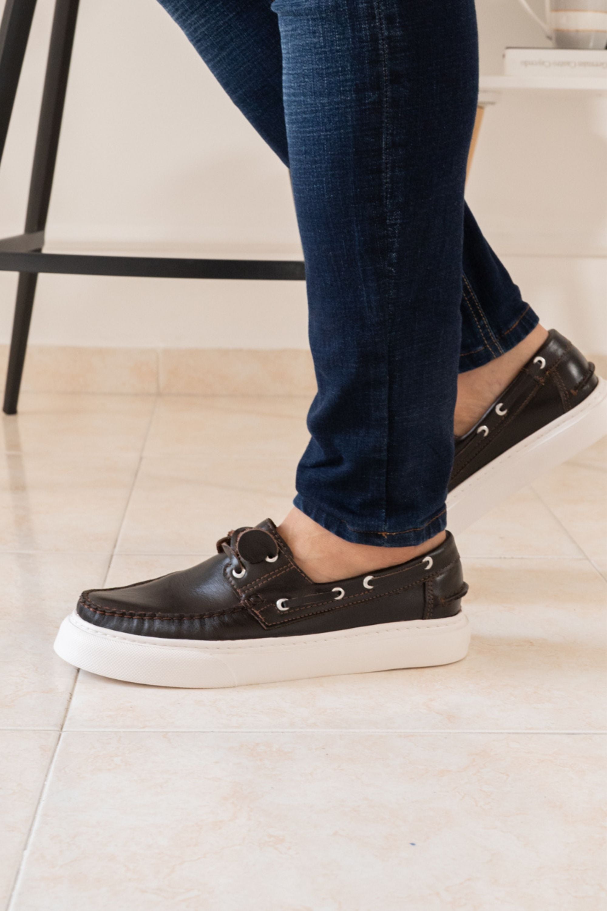 MEN’S APACHE FEDERICO SHOES IN BROWN LEATHER | REF: 531