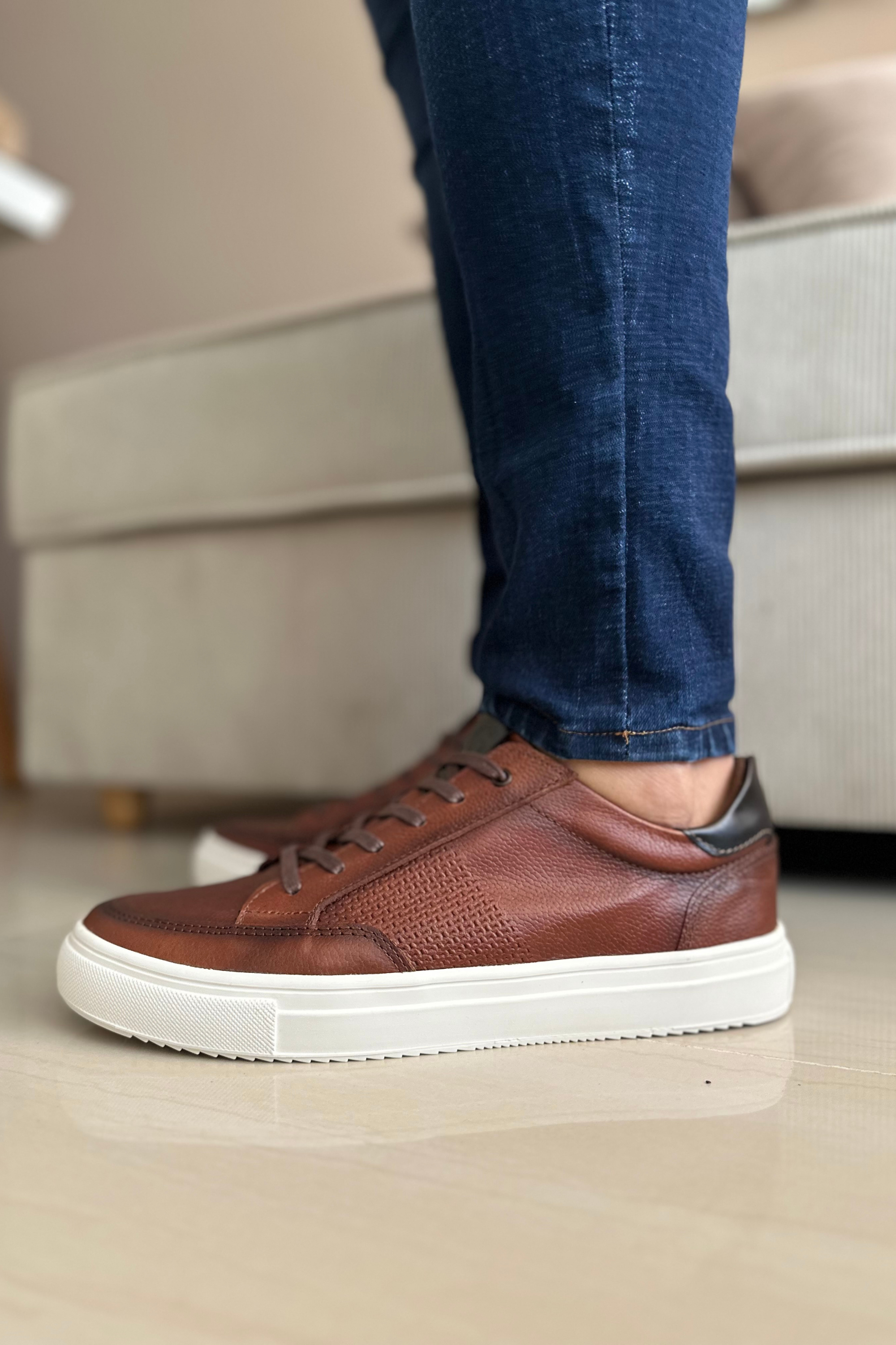 MEN’S SHOES IN COGNAC LEATHER | REF: VERNAZZA