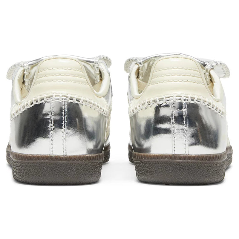 Silver Luxe Street Sneakers