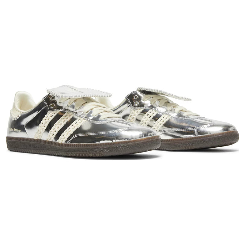 Silver Luxe Street Sneakers