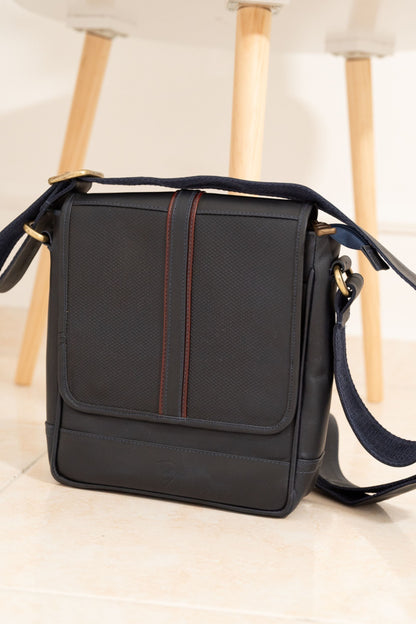 CARRIEL KEN EN CUERO AZUL PARA HOMBRE