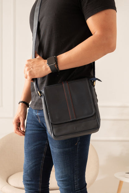 CARRIEL KEN EN CUERO AZUL PARA HOMBRE