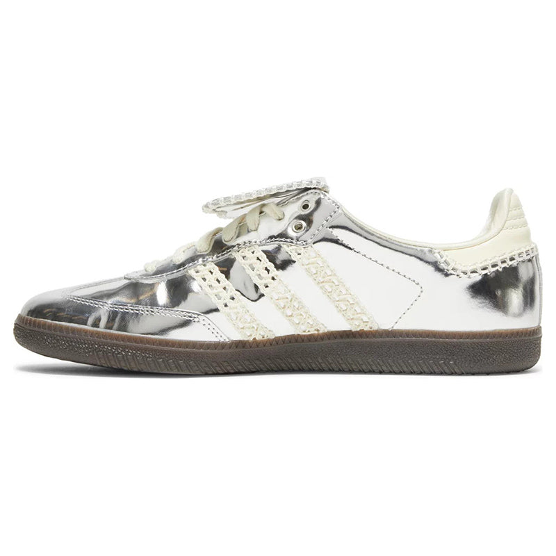 Silver Luxe Street Sneakers