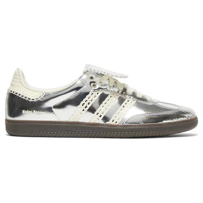 Silver Luxe Street Sneakers