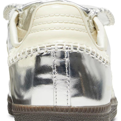 Silver Luxe Street Sneakers