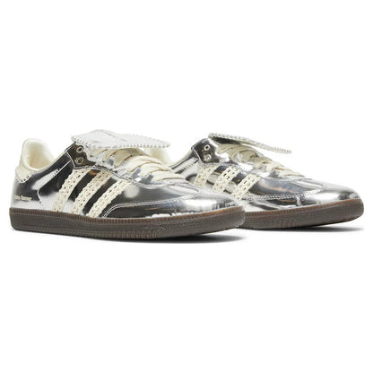 Silver Luxe Street Sneakers
